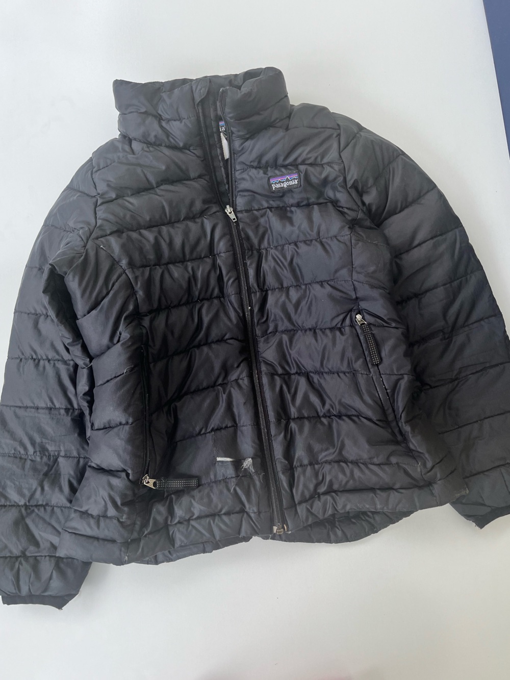 Patagonia Kids Black Quilted Lightweight Puffer Jacket